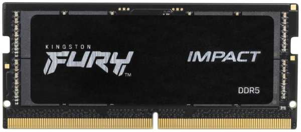 Модуль памяти SODIMM DDR5 16GB Kingston FURY KF548S38IB-16 Impact 4800MHz CL38 1RX8 CL38 1.1V 16Gbit 969505016