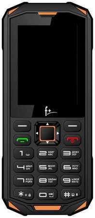 Мобильный телефон F+ R240 Black-orange 2.4'' 240*320, 2500mAh, 0,08 Mpix, BT, MicroSD, 2500mAh 969505041