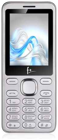 Мобильный телефон F+ S240 Silver 2SIM, 2.4'' 240х320, 32/32MB, up to 16GB flash, 0.08Mpix, BT, Micro-USB, 1000mAh 969505045