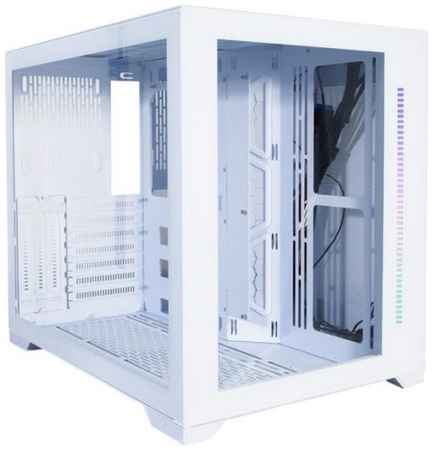 Корпус ATX 1STPLAYER STEAM PUNK SP7 SP7-WH белый, без БП, боковая панель закаленное стекло, USB Type-C, 2*USB 3.0, audio 969505075