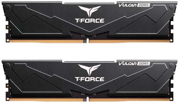 Модуль памяти DDR5 32GB (2*16GB) Team Group FLBD532G5600HC32DC01 T-FORCE VULCAN black PC5-44800 5600MHz CL32 1.2V with heatsink 969505083