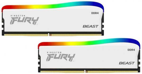 Модуль памяти DDR4 16GB (2*8GB) Kingston FURY KF432C16BWAK2/16 Beast RGB SE 3200MHz CL16 1.35V