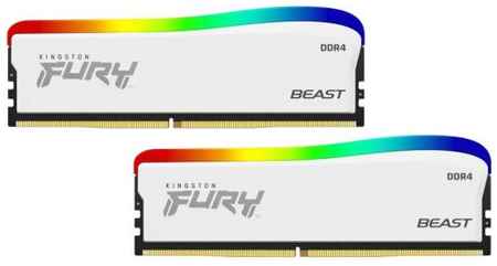 Модуль памяти DDR4 32GB (2*16GB) Kingston FURY KF436C18BWAK2/32 Beast RGB SE 3600MT/s CL18 1.2V