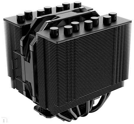 Кулер ID-Cooling SE-207-XT SLIM LGA1700/1200/2066/2011/115x/AM5/AM4 (2*120mm fan, 700-1800rpm, 76.16CFM, 15.2-35.2dBA, 4-pin PWM, чёрный) RET 969510324