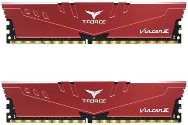 Модуль памяти DDR4 16GB (2*8GB) Team Group TLZRD416G3200HC16CDC01 T-Force Vulcan Z red PC4-25600 3200MHz CL16 1.35V with radiator 969510368