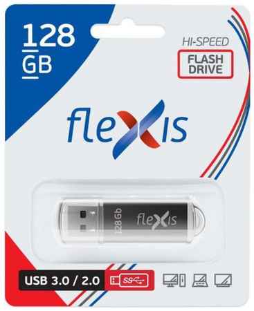 Накопитель USB 3.0 128GB Flexis RB-108 Gen 1 (5 Гбит/с), чёрный 969512465