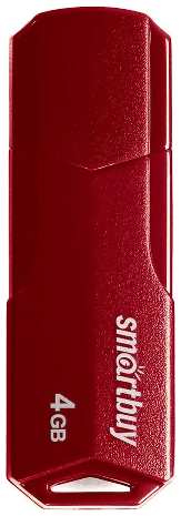Накопитель USB 2.0 SmartBuy SB4GBCLU-BG 4GB CLUE burgundy 969513698
