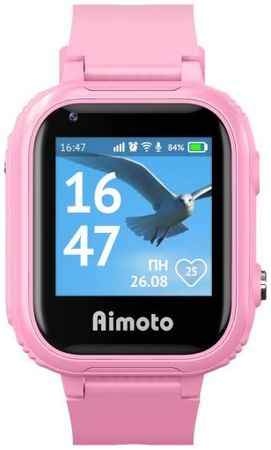 Часы Aimoto Pro 4G 8100804 детские, 1.4″, 240х240 пикс, GPS, камера 0,3Mpix, розовые 969513756