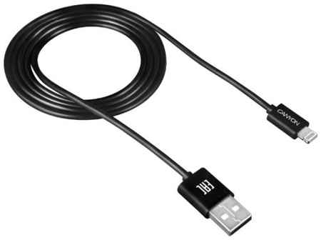 Кабель интерфейсный Canyon CNE-CFI12B USB Type-C/Lightning, 2м, black 969515350