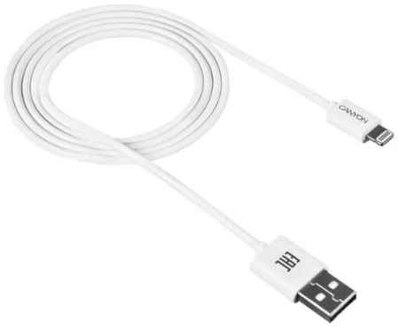 Кабель интерфейсный Canyon CNE-CFI12W USB Type-C/Lightning, 2м, white