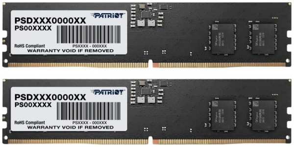 Модуль памяти DDR5 32GB (2*16GB) Patriot Memory PSD532G4800K Signature PC5-38400 4800MHz CL40 1.1V RTL 969517044