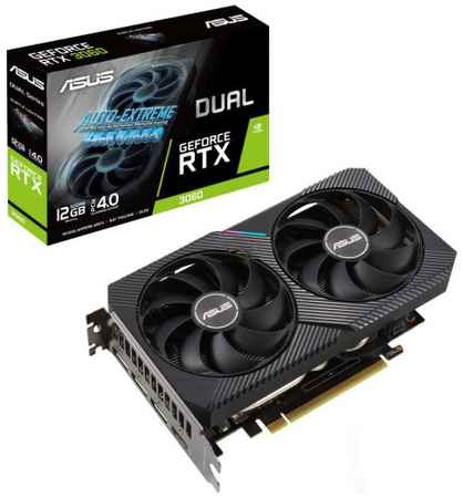 Видеокарта PCI-E ASUS GeForce RTX 3060 Dual (DUAL-RTX3060-12G-V2) 12GB GDDR6 192bit 8nm 1320/15000MHz HDMI/3*DP 969521710