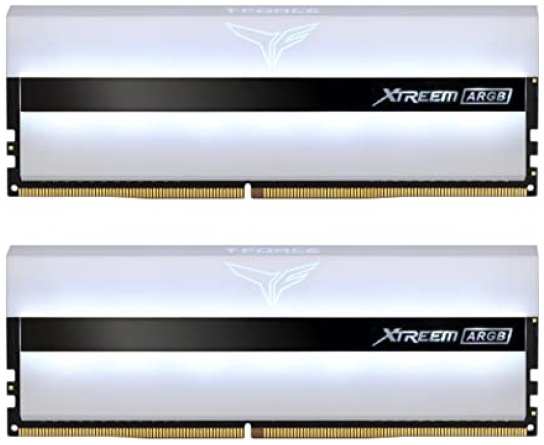 Модуль памяти DDR4 32GB (2*16GB) Team Group TF13D432G3600HC18JDC01 T-Force Xtreem ARGB white PC4-28800 3600MHz CL18 1.35V 969524906