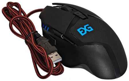 Мышь Exegate GML-794 EX289488RUS USB, лазерная, 800/1600/2400/3200dpi, 8 кнопок, колесо прокрутки, длина кабеля 1.5м, черная 969528768