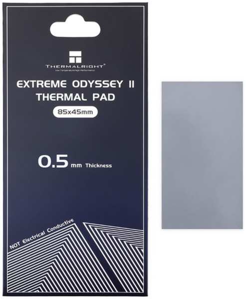 Термопрокладка Thermalright ODYSSEY-II-85X45-0.5 14.8 W/mk, gray 969530066