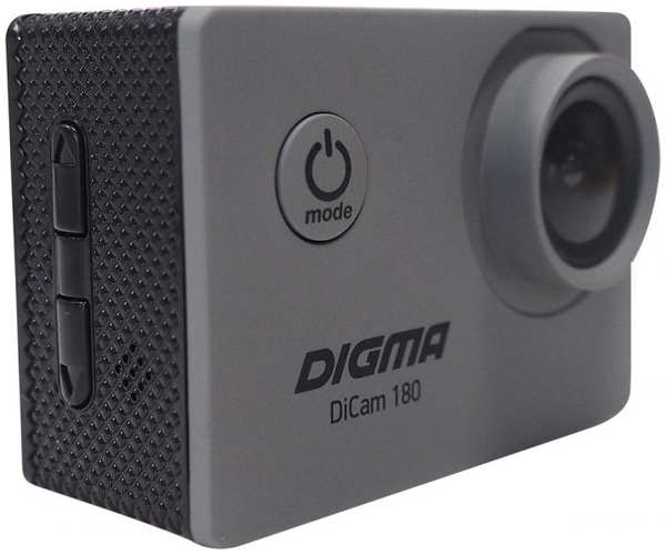 Экшн-камера Digma DiCam 180 DC180 серая 969532927