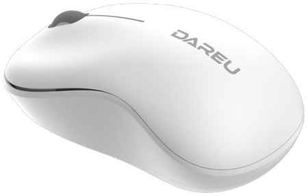Мышь Wireless Dareu LM115G белая, DPI 800/1200/1600, 2.4GHz