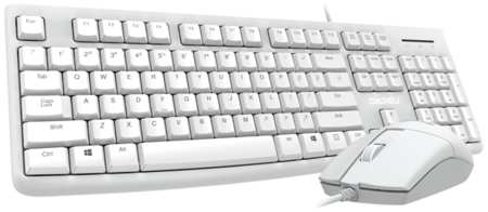 Клавиатура и мышь Dareu MK185 White клавиатура (мембранная, 104кл, EN/RU) + мышь LM103, USB 969533199
