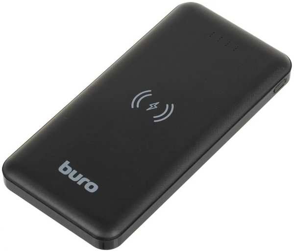 Аккумулятор внешний портативный Buro BPW10E 10000mAh 2A 2xUSB беспроводная зарядка