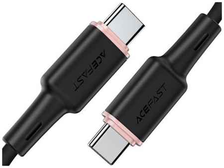 Кабель ACEFAST C2-03 USB Type-C/USB Type-C, 1.2м, для подзарядки/передачи данных, чёрный