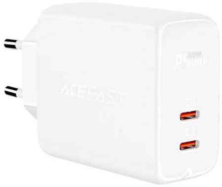 Зарядное устройство сетевое ACEFAST A9 двухпортовое, 40W, USB Type-C/USB Type-C, белое 969533678
