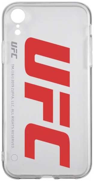 Чехол - накладка Red Line УТ000019050 силиконовый, UFC для Apple iPhone XR (6.1″), дизайн №23, прозрачный 969534473