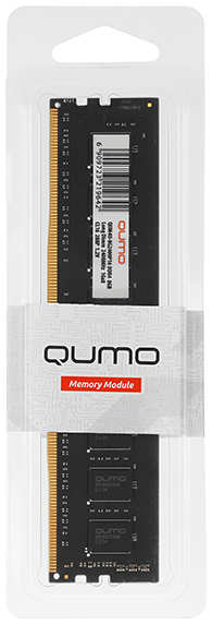 Модуль памяти DDR4 4GB Qumo QUM4U-4G2666C19 PC4-21300 2666MHz CL19 1.2V 969534802