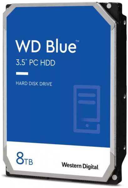 Жесткий диск 8TB SATA 6Gb/s Western Digital WD80EAZZ WD Blue 3.5″ 5400rpm 128MB 969536357
