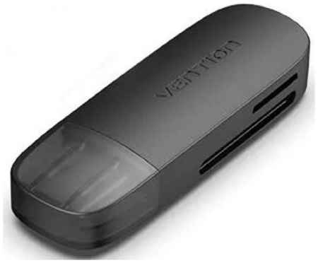 Карт-ридер Vention CLGB0 USB 3.0 (SD+TF), черный 969536900