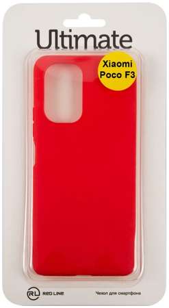 Защитный чехол Red Line Ultimate УТ000025428 для Xiaomi Poco F3, красный 969538454