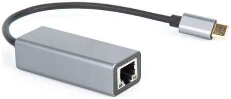 Сетевой адаптер VCOM DU320M USB 3.1 Type-C-RJ-45 1000Mb/s Ethernet, aluminum shell, 0.15м