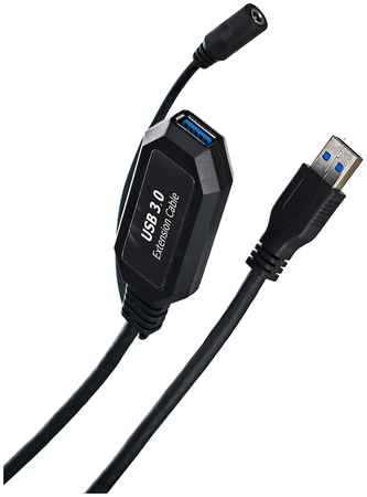Кабель-адаптер VCOM CU827-5M USB 3.0-repeater, удлинительный активный Af 5м 969540967