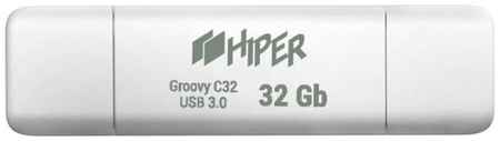 Накопитель USB 3.0 32GB HIPER Groovy С32 HI-USBOTG32GBU787W