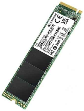 Накопитель SSD M.2 2280 Transcend TS1TMTE110Q SSD110Q 1TB NVMe PCIe 3x4 QLC, 2000/1500MB/s IOPs 170K/250K TBW 300 MTBF 2M 969541436