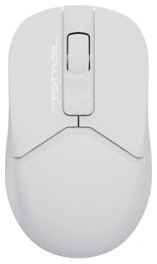 Мышь A4Tech Fstyler FG12 белая оптическая (1200dpi) беспроводная USB (3but) (1454141) 969541920