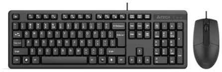 Клавиатура и мышь A4Tech KK-3330 USB (BLACK) клав: черная, мышь: черная USB 1530249 969542430