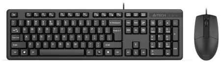 Клавиатура и мышь A4Tech KK-3330S USB (BLACK) клав: черный мышь: черный USB 1530250 969542439