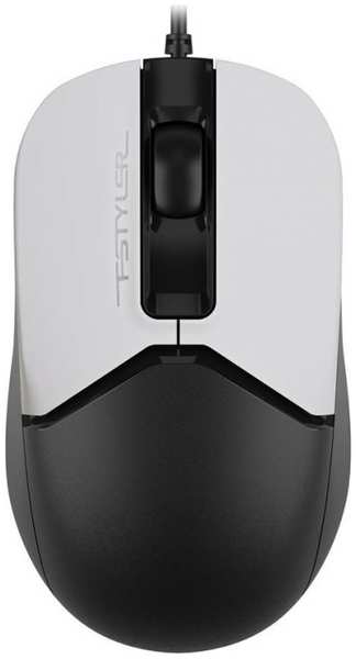 Мышь A4Tech Fstyler FM12S 1454077 белый/черный оптическая (1200dpi) silent USB (3but) 969542465