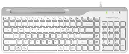 Клавиатура A4Tech Fstyler FK25 белый/серый USB slim 1530217 969542493