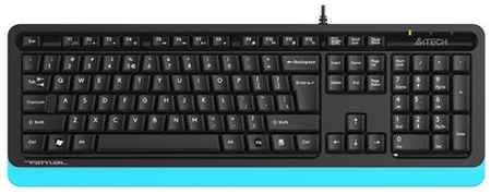 Клавиатура A4Tech Fstyler FKS10 черный/синий USB 1530196 969542495