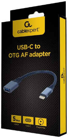 Адаптер Cablexpert A-USB3C-OTGAF-01 USB OTG Type-C (CM/AF) 969545907