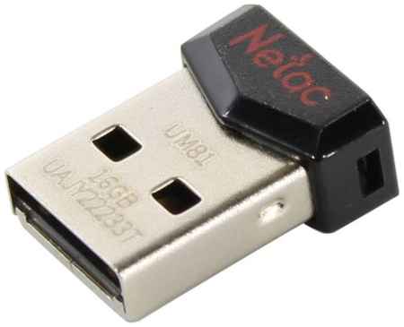 Накопитель USB 2.0 16GB Netac NT03UM81N-016G-20BK чёрный 969547890