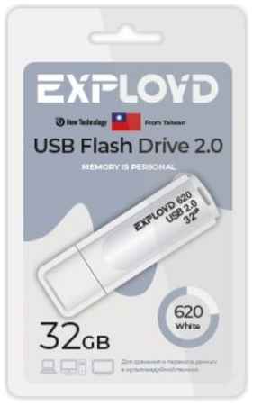 Накопитель USB 2.0 32GB Exployd EX-32GB-620-White 620