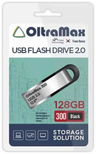 Накопитель USB 2.0 128GB OltraMax OM-128GB-300-Black 300