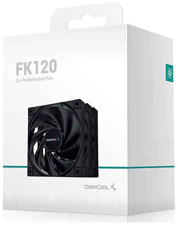 Вентилятор для корпуса Deepcool FK120-3 IN 1 120x120x25мм, 500-1850rpm, 68.99 CFM, 28 dBA, 4-pin PWM