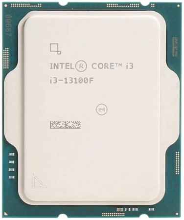 Процессор Intel Core i3-13100F CM8071505092203 Raptor Lake 4C/8T 3.4-4.5GHz (LGA1700, L3 12MB, 10nm, TDP 58W) OEM 969550100