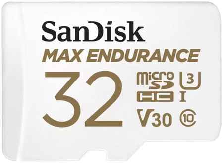 Карта памяти MicroSDHC 32GB SanDisk SDSQQVR-032G-GN6IA (с SD адаптер) Class 10 UHS-I U3 V30