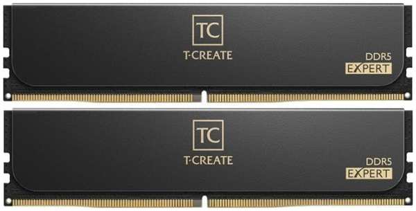 Модуль памяти DDR5 64GB (2*32GB) Team Group CTCED564G6400HC34BDC01 T-Create Expert PC5-51200 6400MHz CL34 радиатор 1.35V black 969550251