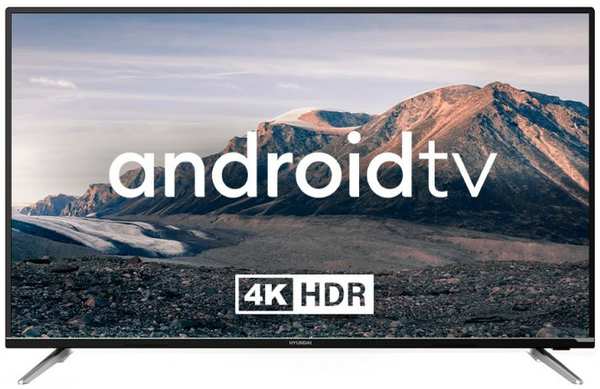 Телевизор Hyundai H-LED50BU7008 /4K UHD/50″ LED/60Hz/DVB-T2/DVB-C/DVB-S2/WiFi/Smart TV/Android TV/4*HDMI/2*USB