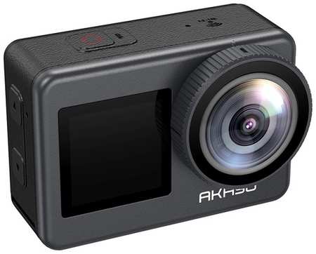 Экшн-камера AKASO Brave 7 SYYA0018-GY-01 два цветных экрана, влагозащита IPX8, электронная стабилизация, голосовое управление, Time Lapse, замедленная 969553258